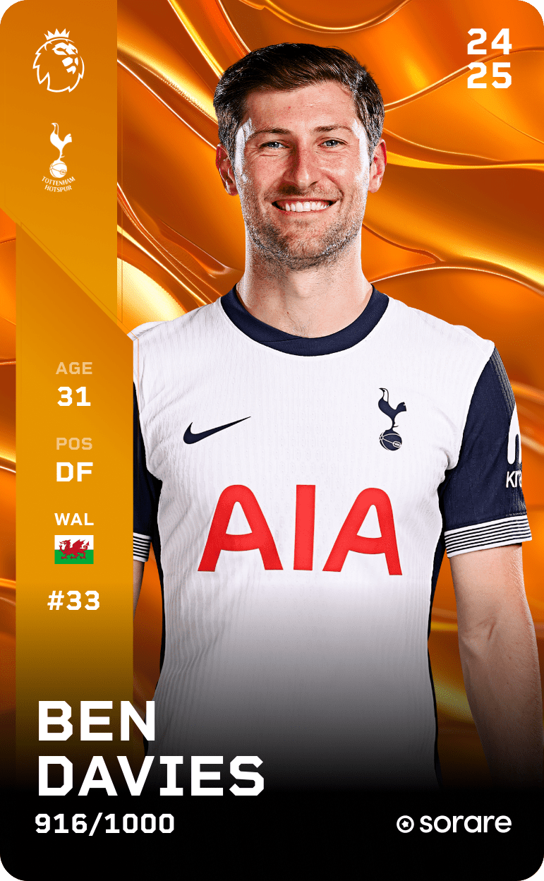 Ben Davies 2024-25 • Limited 916/1000