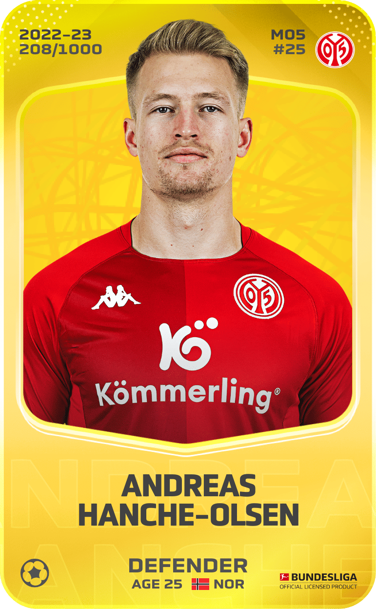 Andreas Hanche-Olsen 2022-23 • Limited 208/1000