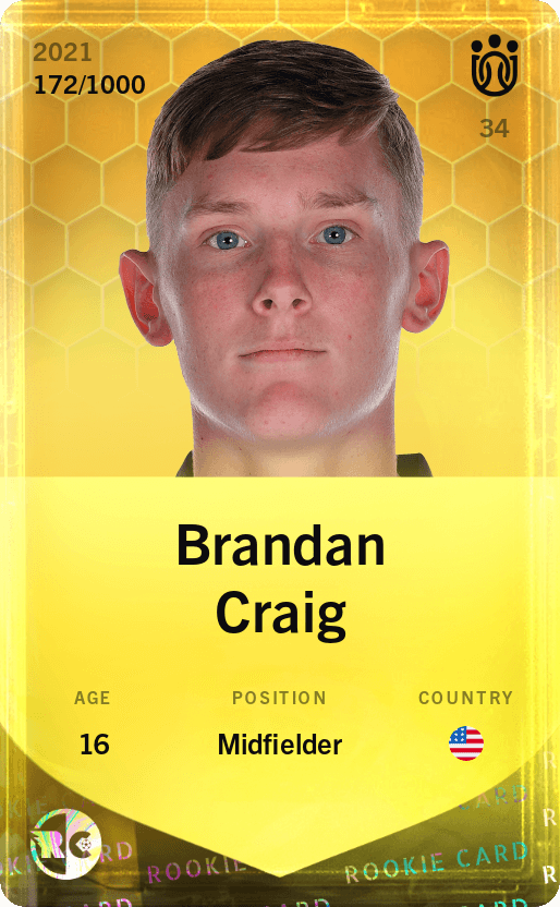 Brandan Craig 2021-22 • Limited 172/1000