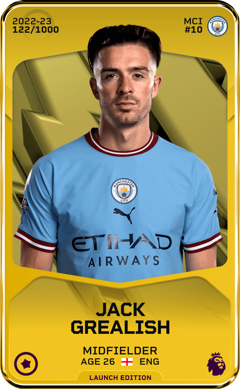 Jack Grealish 2022-23 • Limited 122/1000