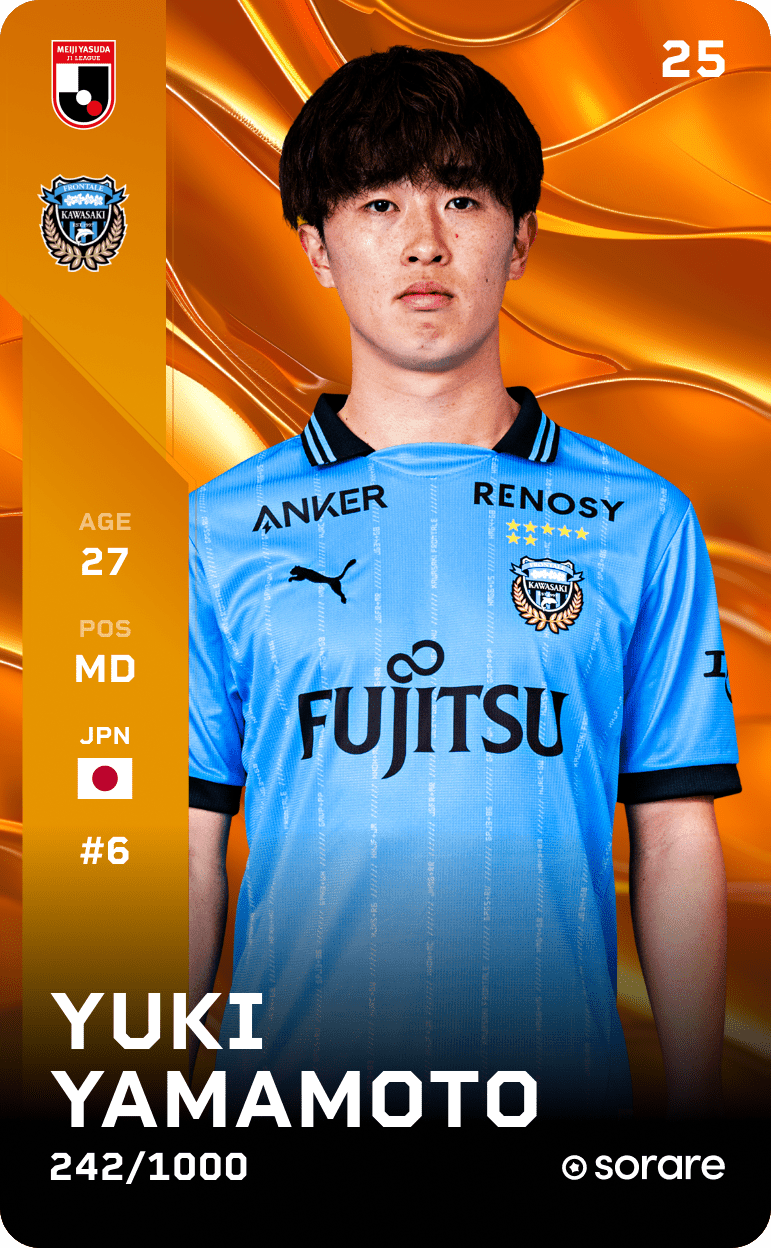 Yuki Yamamoto 2025-26 • Limited 242/1000