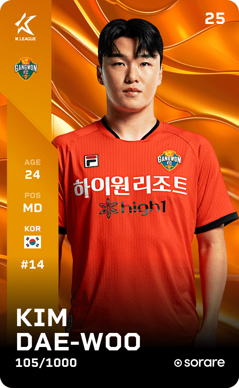 Kim Dae-Woo 2025-26 • Limited 105/1000
