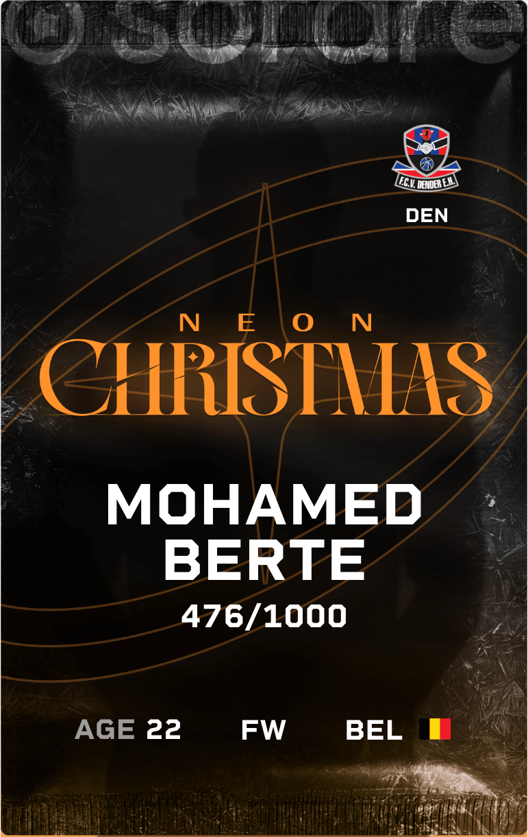 Mohamed Berte 2024-25 • Limited 476/1000