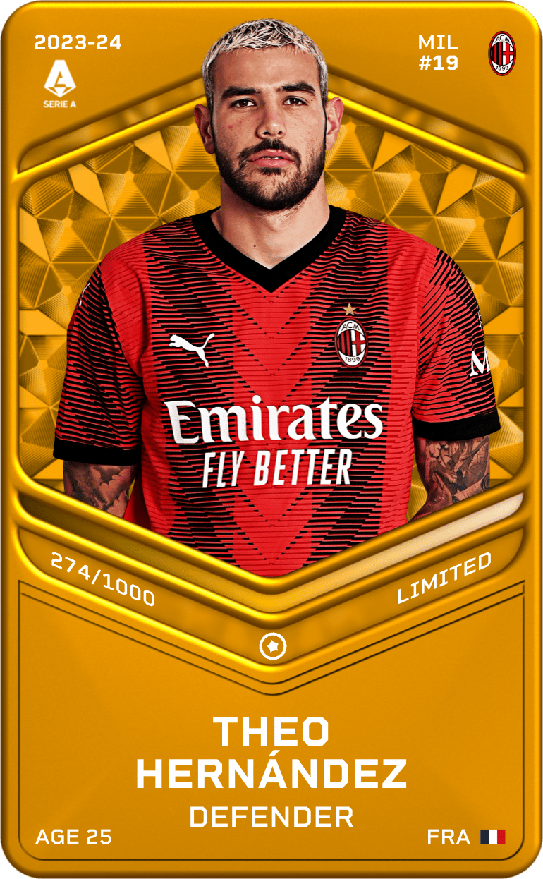 Theo Hernández 2023-24 • Limited 274/1000