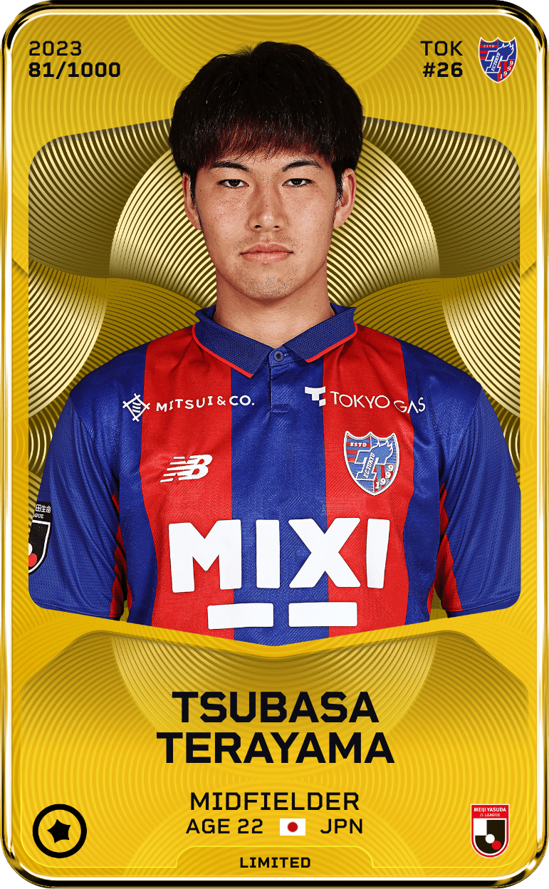 Tsubasa Terayama 2023-24 • Limited 81/1000
