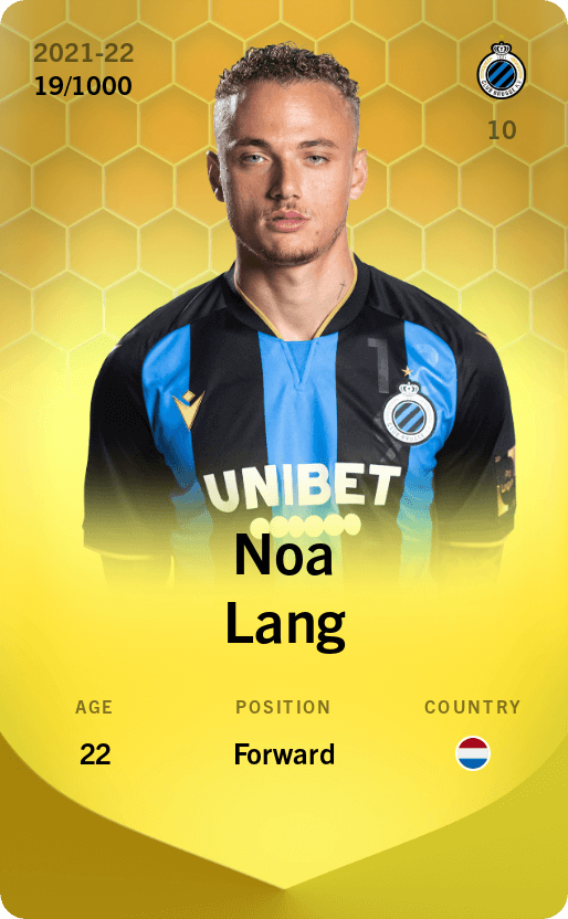 Noa Lang 2021-22 • Limited 19/1000