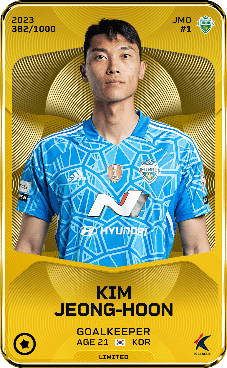 Kim Jeong-Hoon 2023-24 • Limited 382/1000