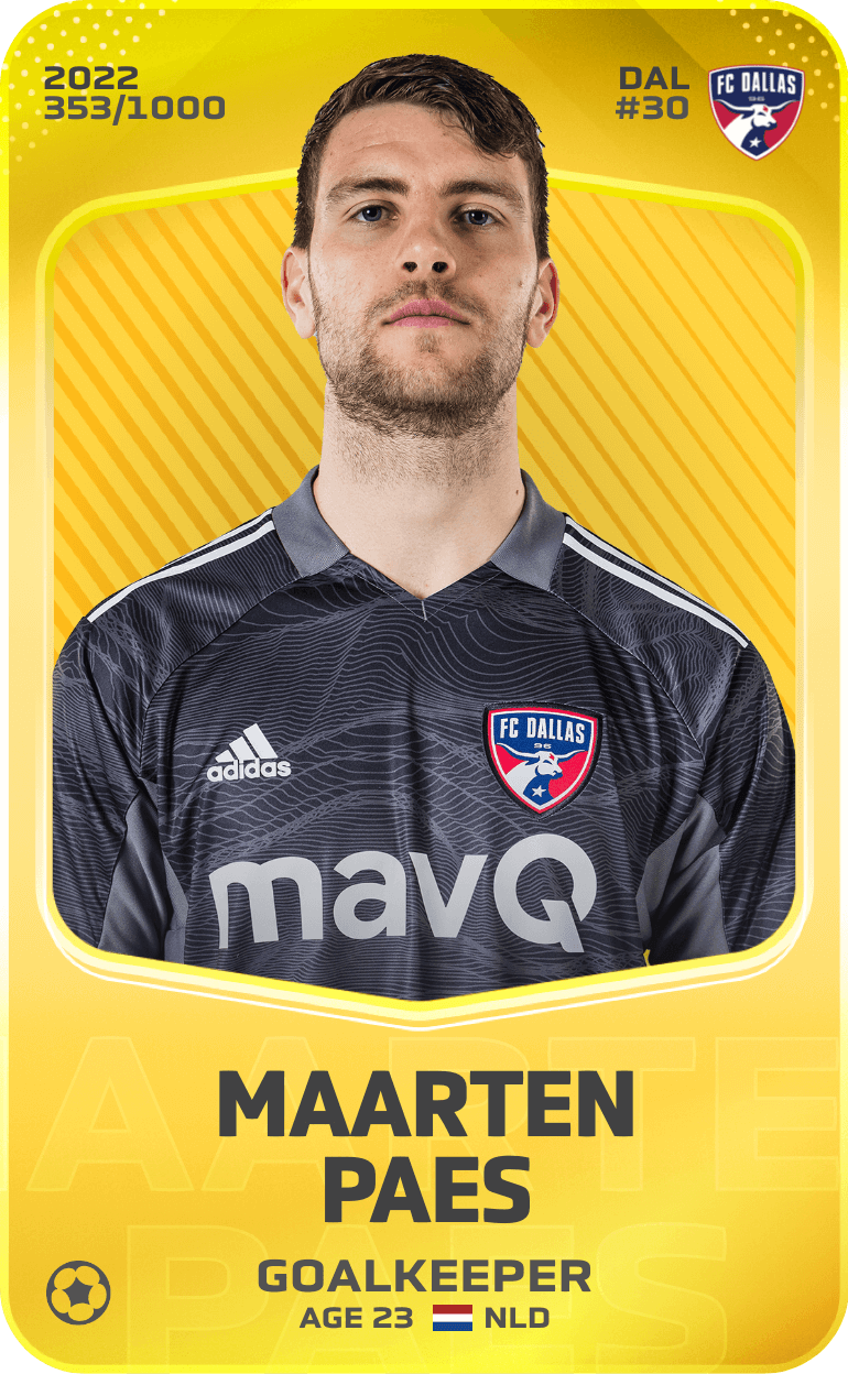 Maarten Paes 2022-23 • Limited 353/1000