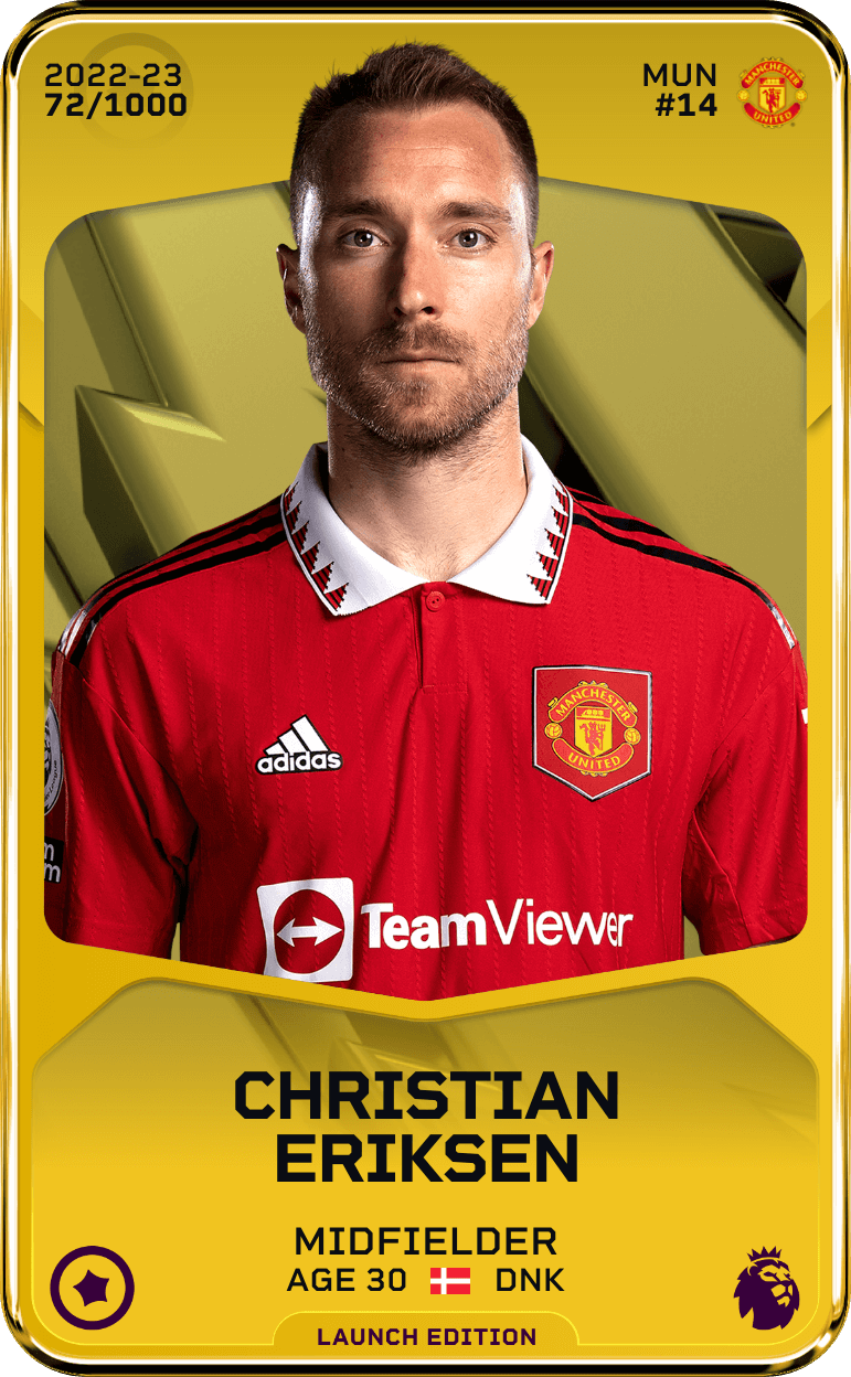 Christian Eriksen 2022-23 • Limited 72/1000
