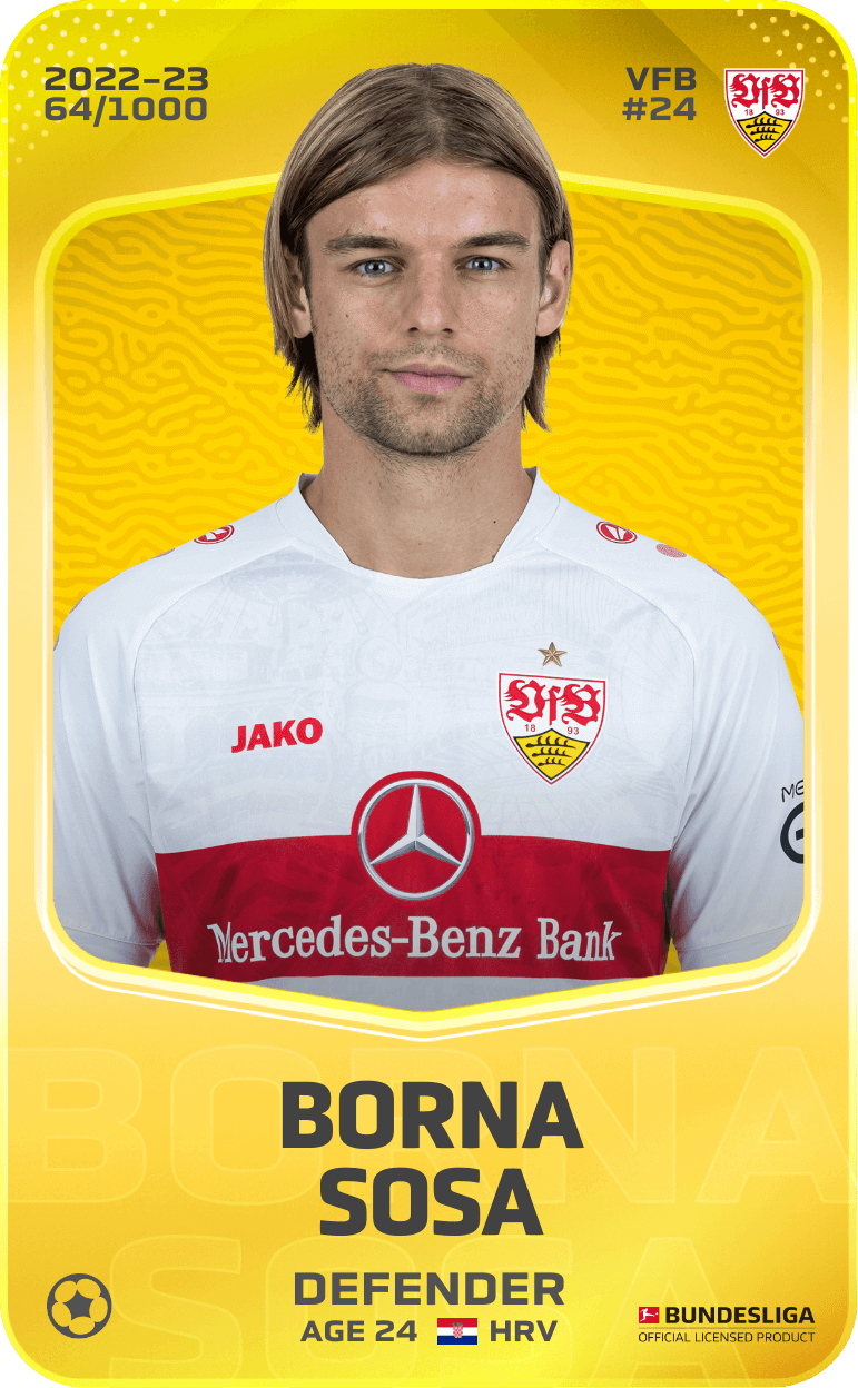 Borna Sosa 2022-23 • Limited 64/1000