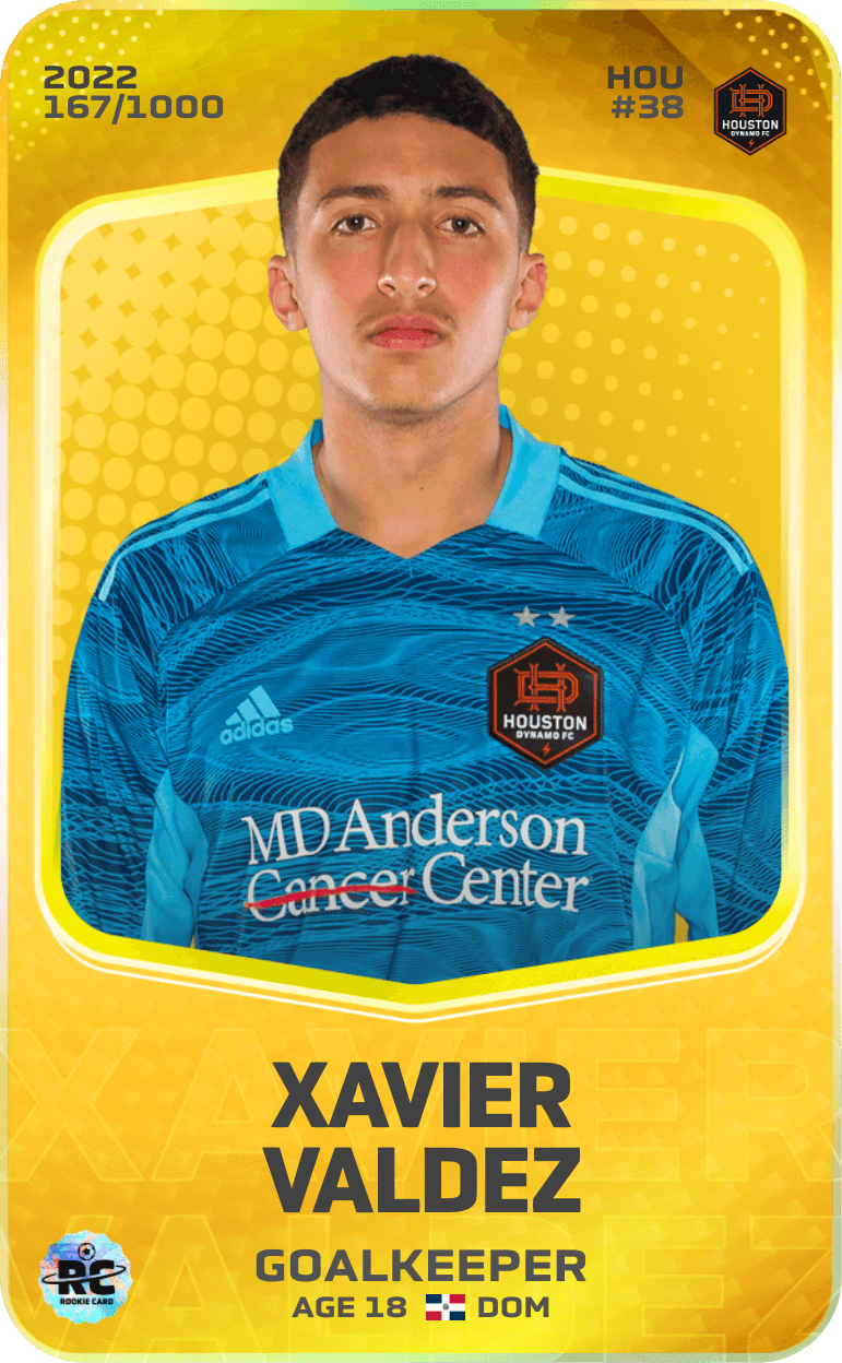 Xavier Valdez 2022-23 • Limited 167/1000