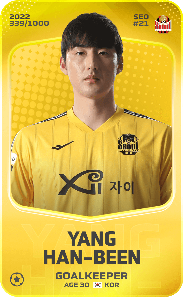 Yang Han-Been 2022-23 • Limited 339/1000