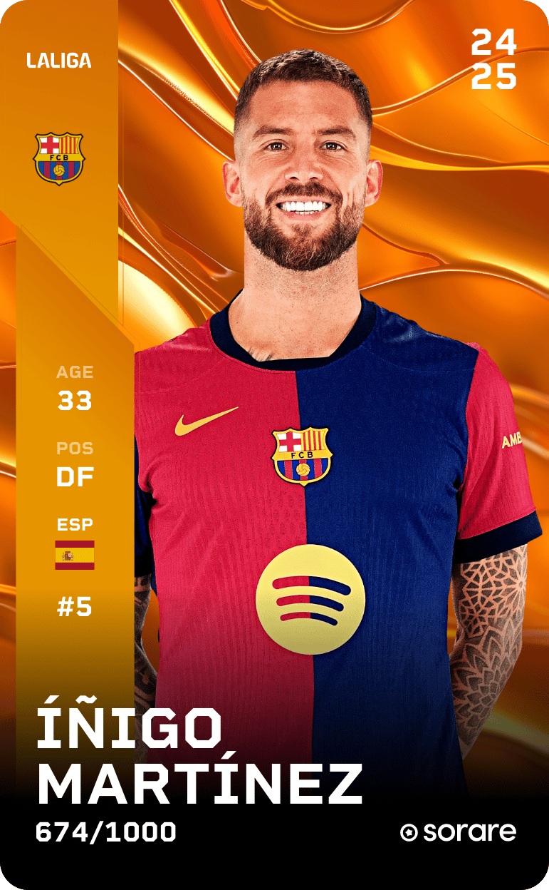 Íñigo Martínez 2024-25 • Limited 674/1000