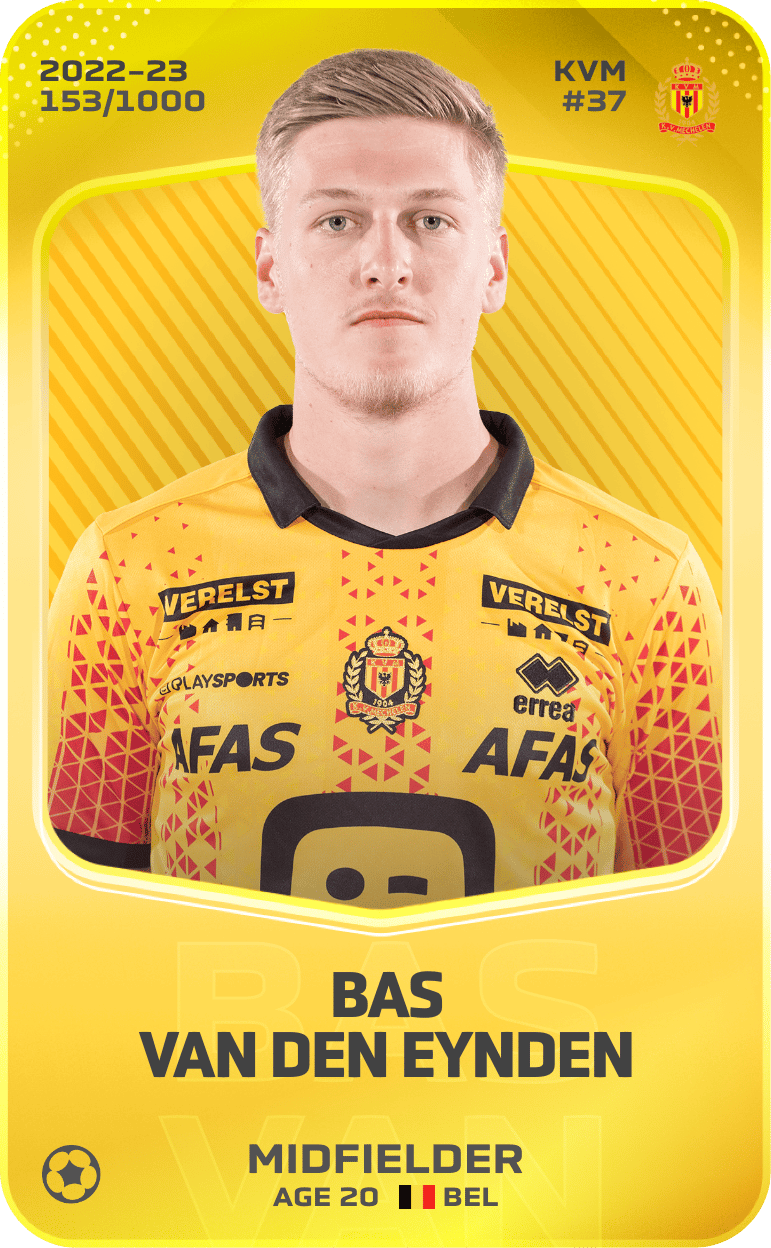 Bas Van den Eynden 2022-23 • Limited 153/1000