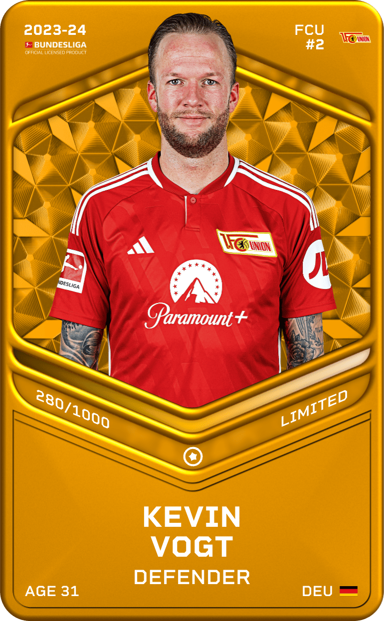 Kevin Vogt 2023-24 • Limited 280/1000