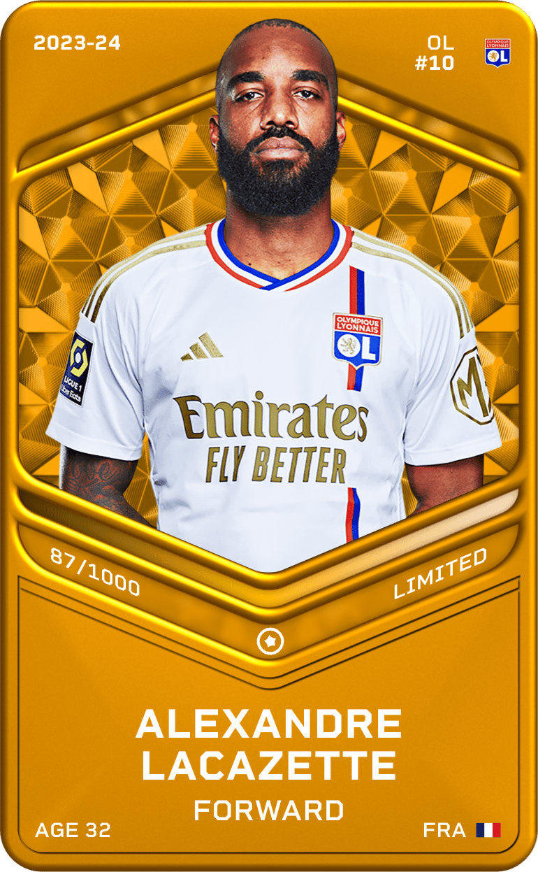 Alexandre Lacazette 2023-24 • Limited 87/1000