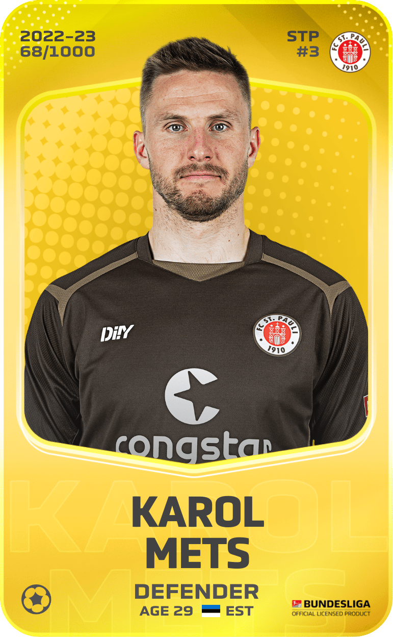 Karol Mets 2022-23 • Limited 68/1000