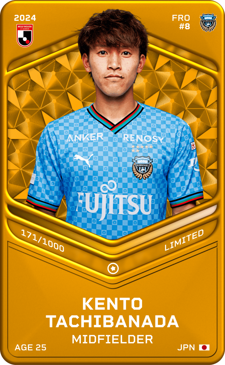 Kento Tachibanada 2024-25 • Limited 171/1000
