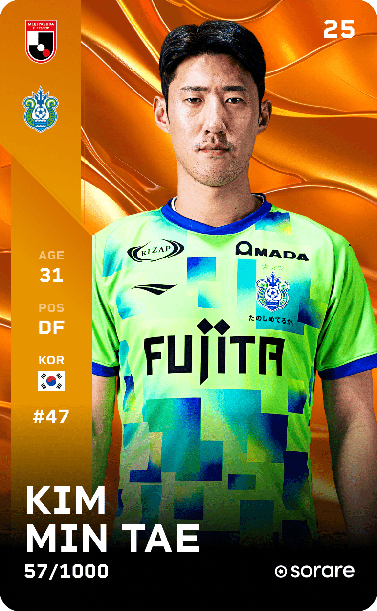 KIM MIN TAE 2025-26 • Limited 57/1000