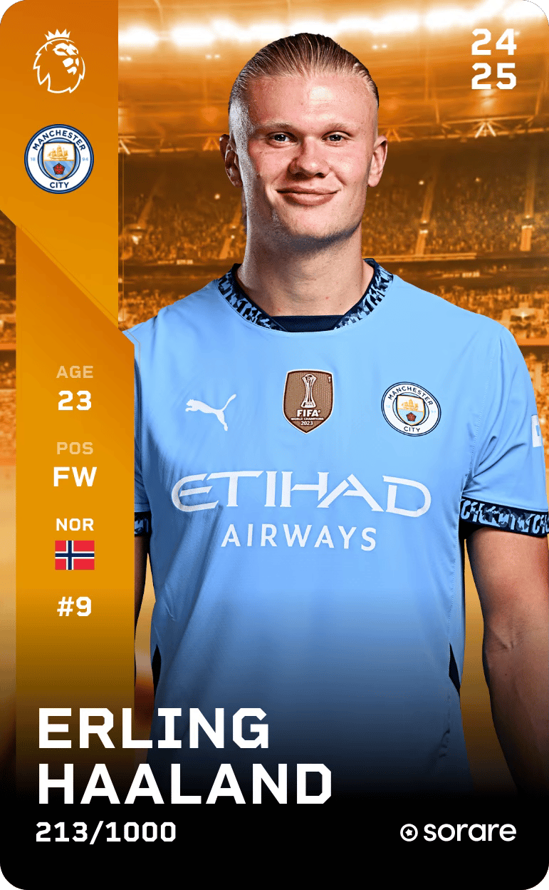Erling Haaland 2024-25 • Limited 213/1000