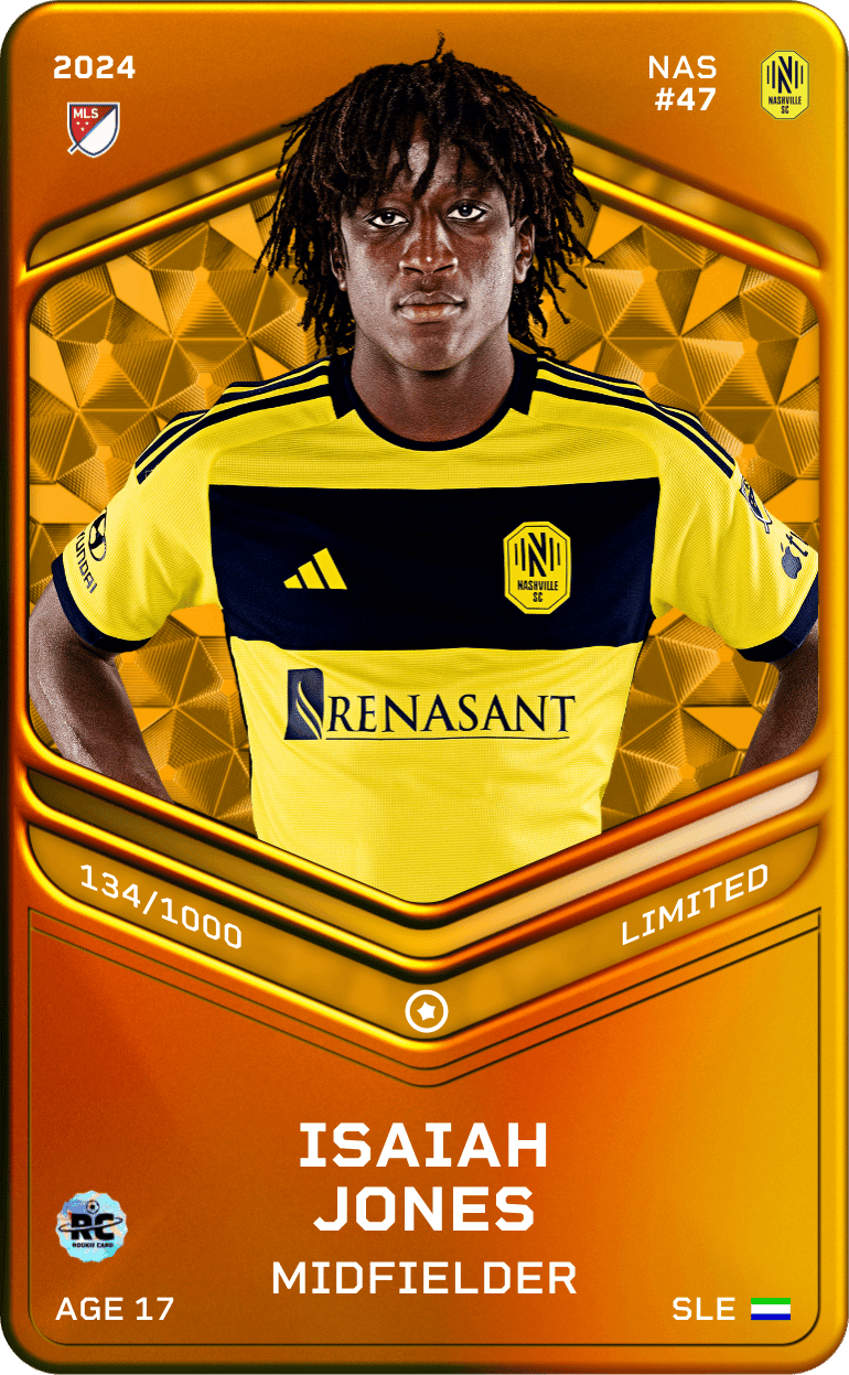 Isaiah Jones 2024-25 • Limited 134/1000