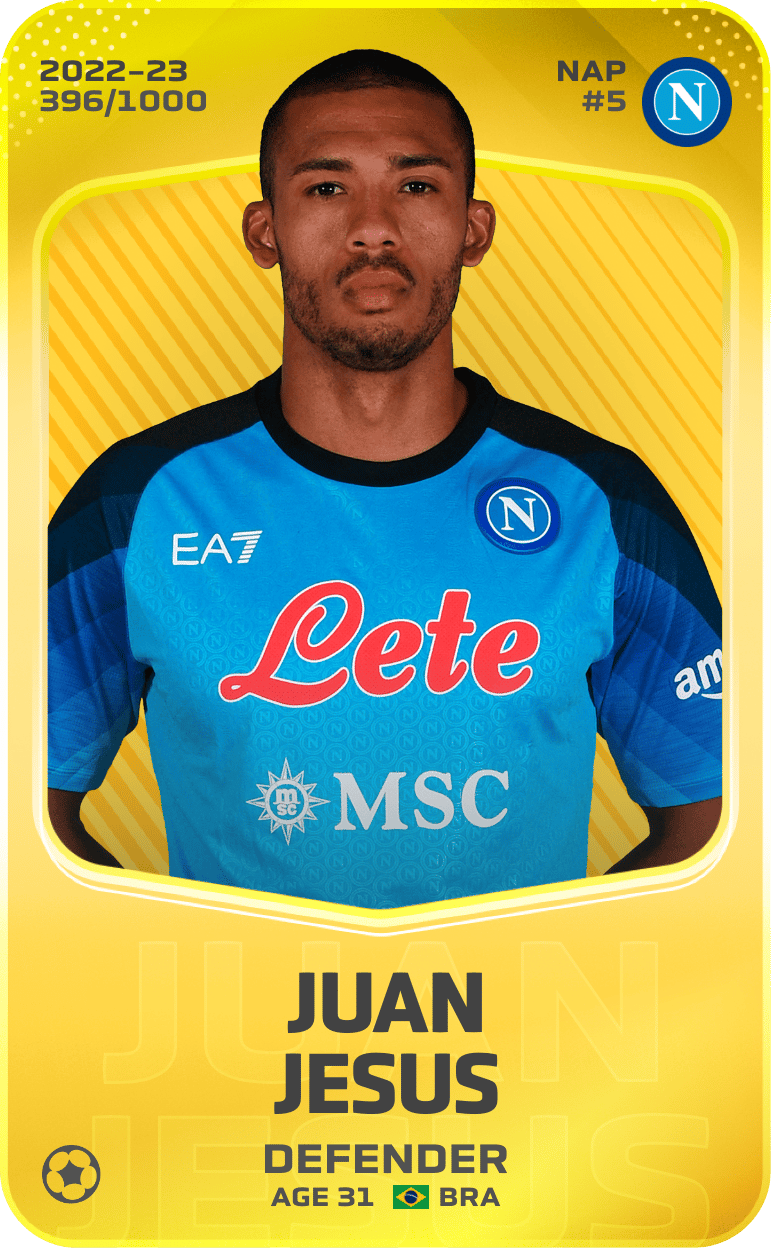 Juan Jesus 2022-23 • Limited 396/1000