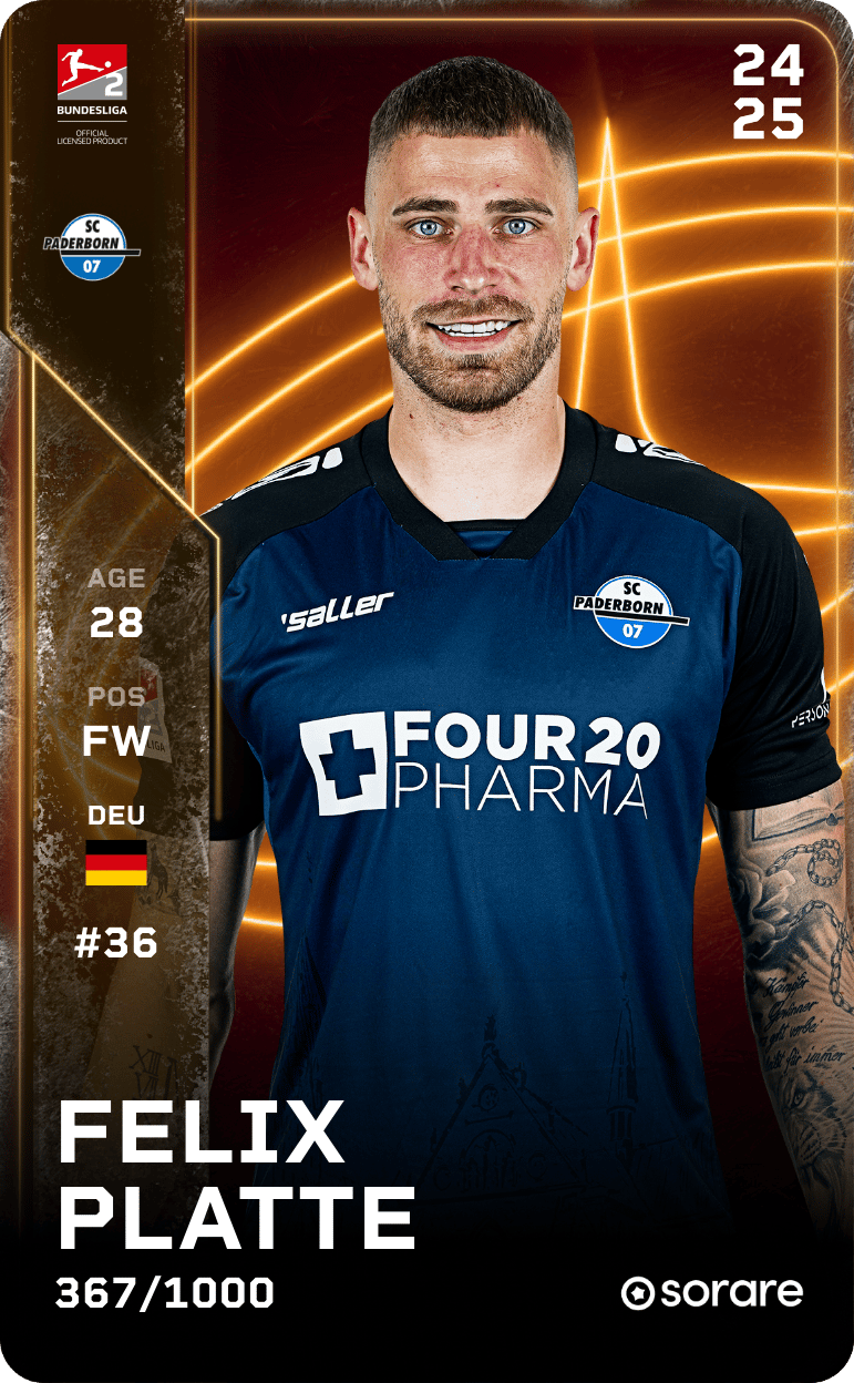 Felix Platte 2024-25 • Limited 367/1000