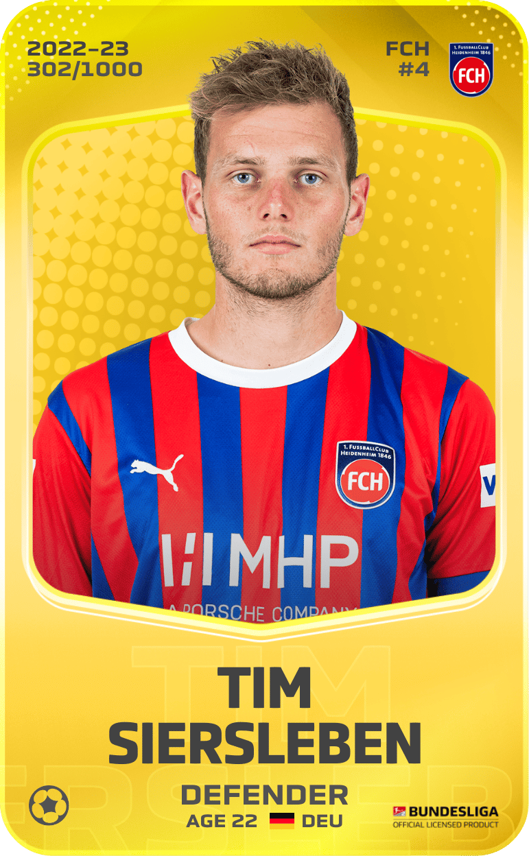 Tim Siersleben 2022-23 • Limited 302/1000
