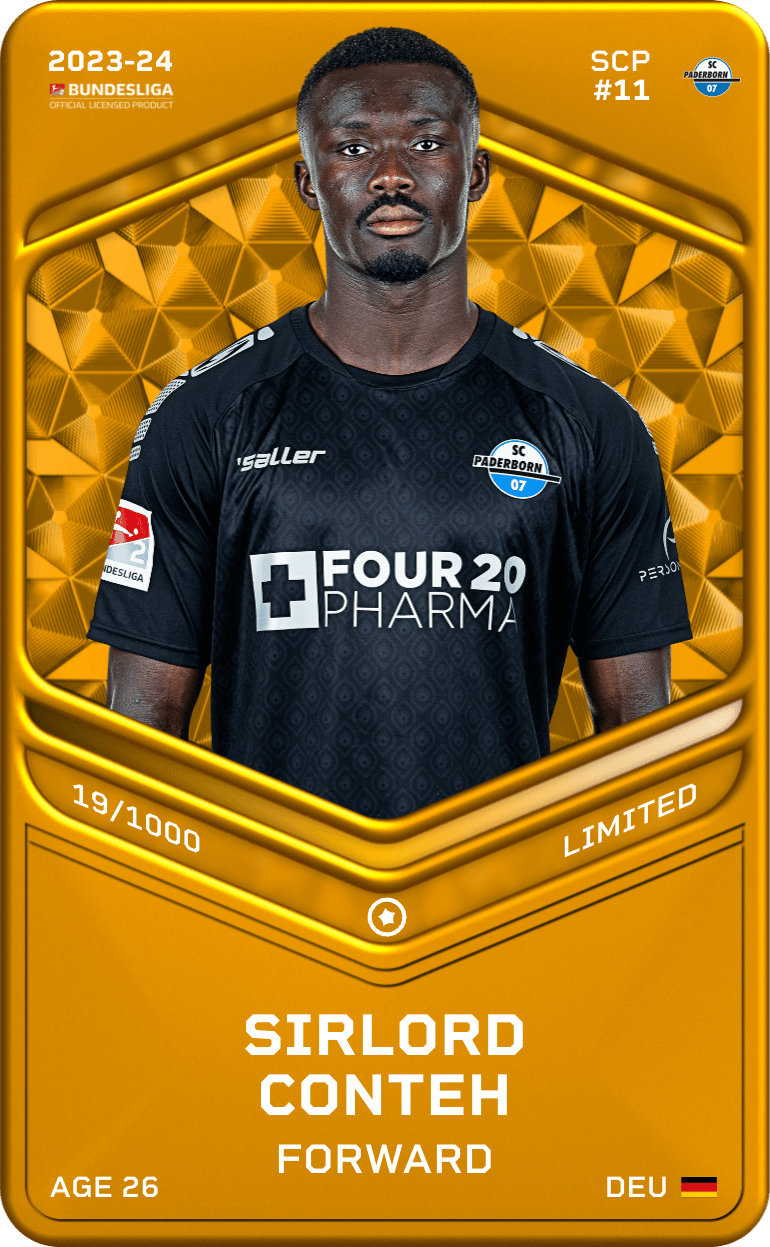 Sirlord Conteh 2023-24 • Limited 19/1000