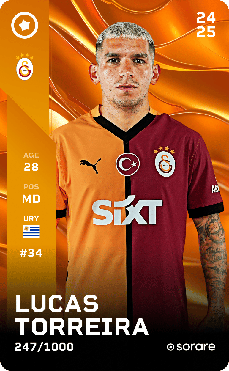 Lucas Torreira 2024-25 • Limited 247/1000