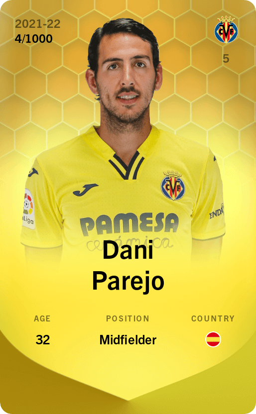 Dani Parejo 2021-22 • Limited 4/1000