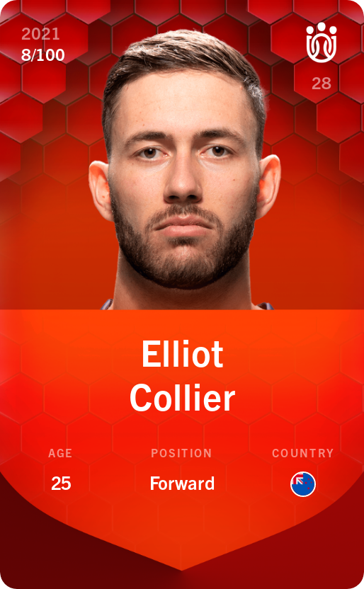 Sorare - Sorare Official - Elliot Collier 2021-22 • Rare 8/100 - NFT # 103858523069042403072878852429408470756113811463175785389928030553194257959403