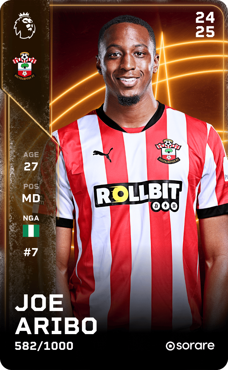 Joe Aribo 2024-25 • Limited 582/1000