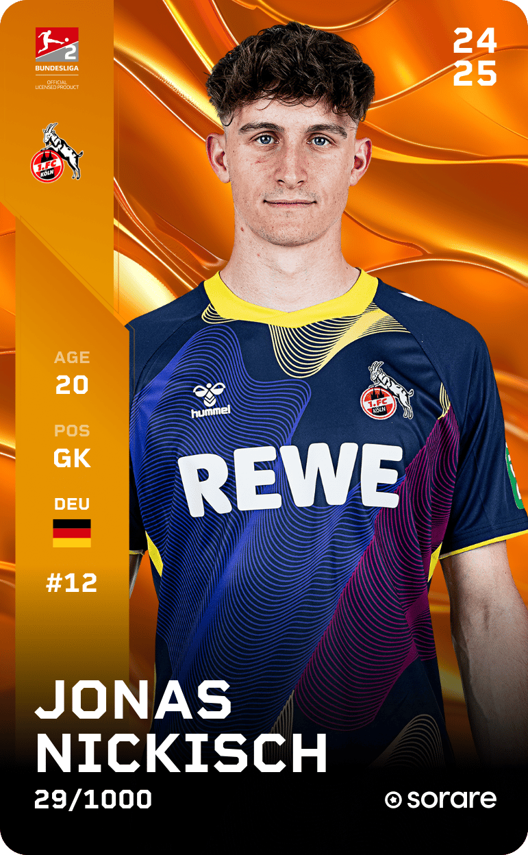Jonas Nickisch 2024-25 • Limited 29/1000