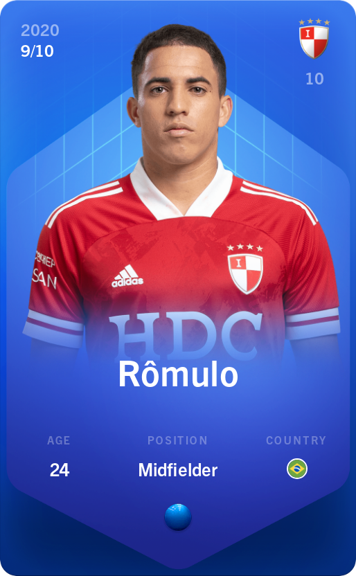 Sorare - Sorare Official - Rômulo 2020-21 • Super Rare 9/10 - NFT # 113601820603890932595041788541832717886339182106509749622980028382443225480534