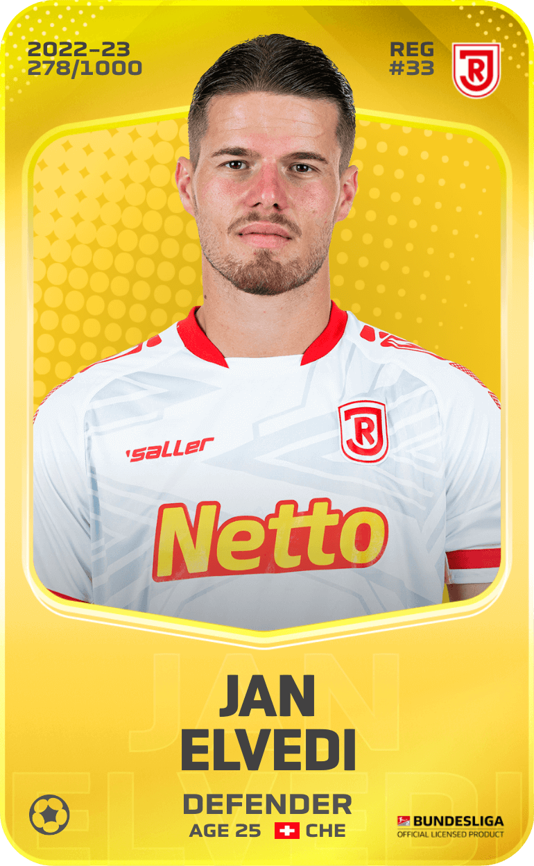 Jan Elvedi 2022-23 • Limited 278/1000