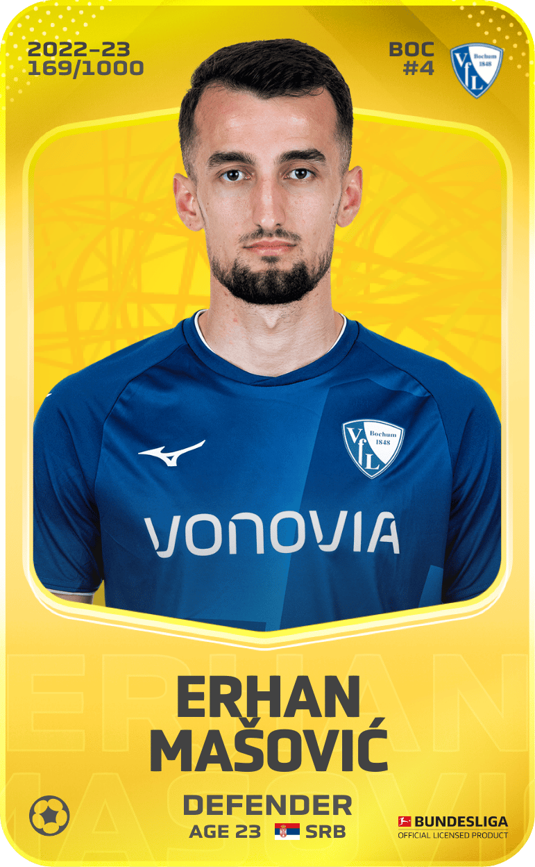 Erhan Mašović 2022-23 • Limited 169/1000