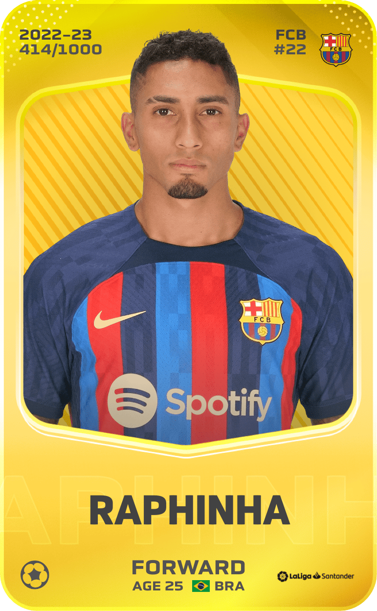 Raphinha 2022-23 • Limited 414/1000