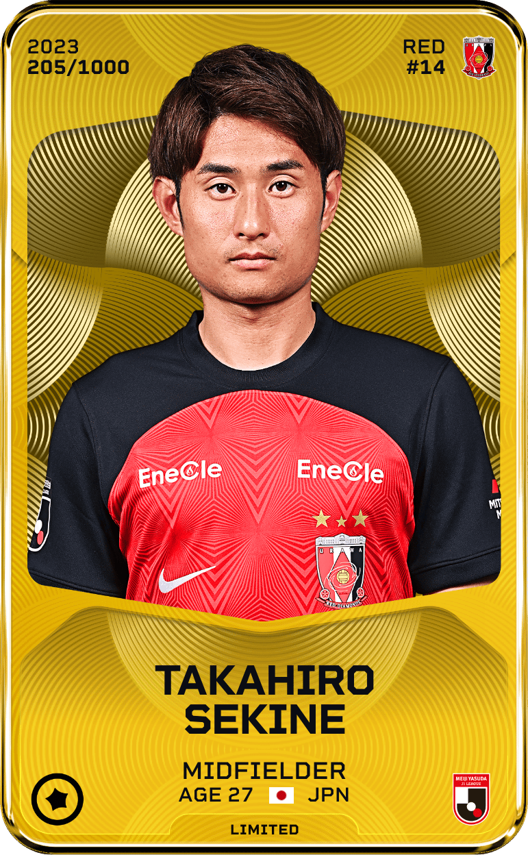 Takahiro Sekine 2023-24 • Limited 205/1000