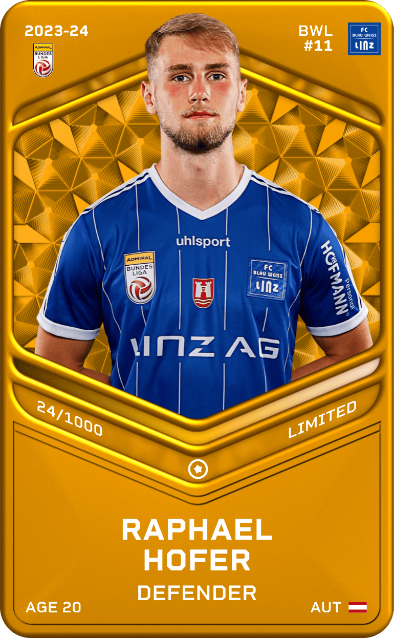 Raphael Hofer 2023-24 • Limited 24/1000
