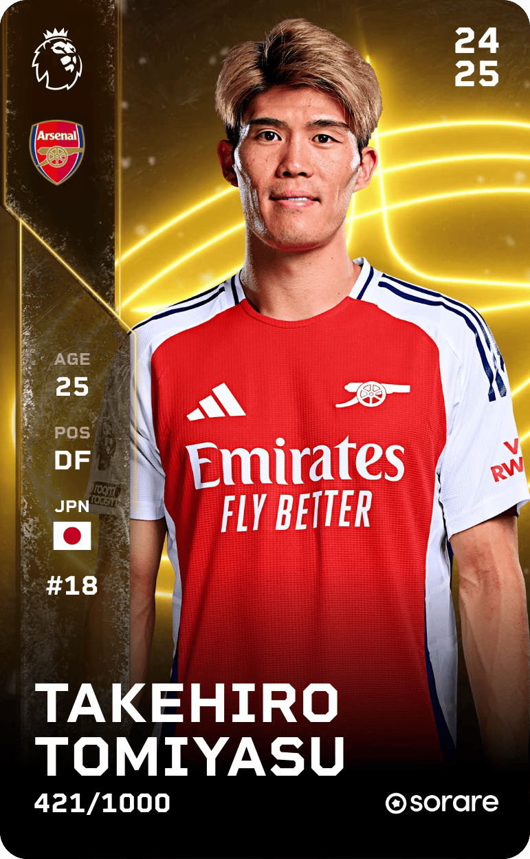 Takehiro Tomiyasu 2024-25 • Limited 421/1000