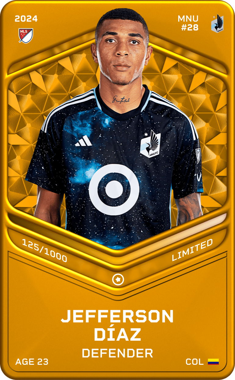 Jefferson Díaz 2024-25 • Limited 125/1000