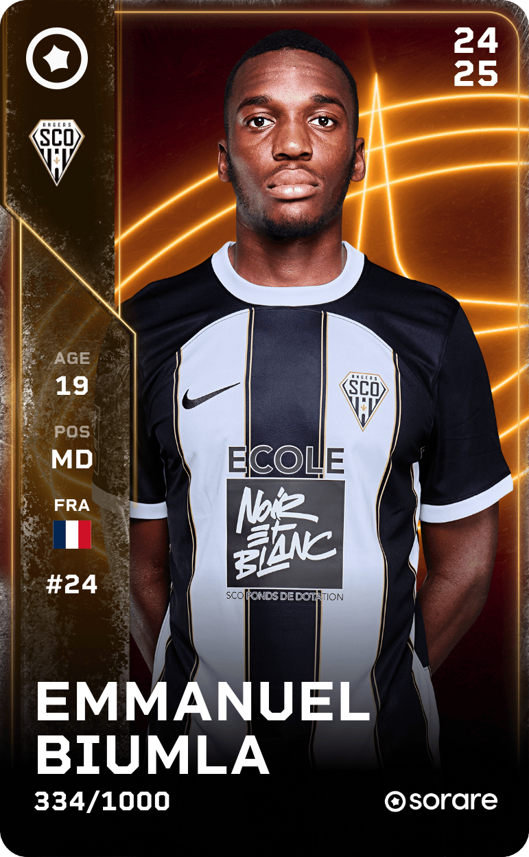 Emmanuel Biumla 2024-25 • Limited 334/1000