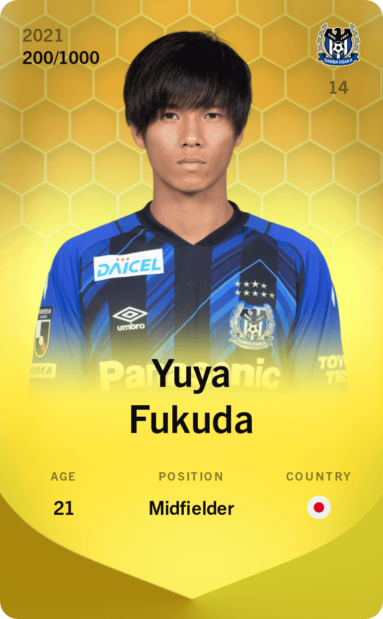 Yuya Fukuda 2021-22 • Limited 200/1000