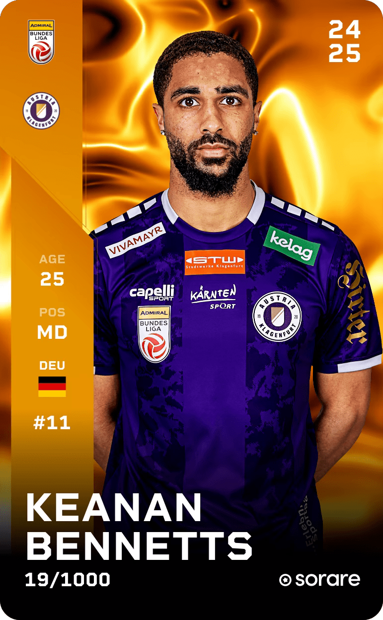 Keanan Bennetts 2024-25 • Limited 19/1000