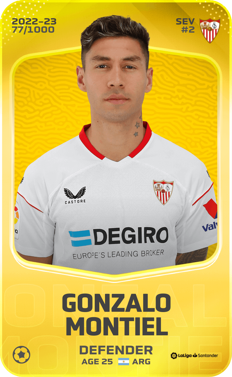 Gonzalo Montiel 2022-23 • Limited 77/1000