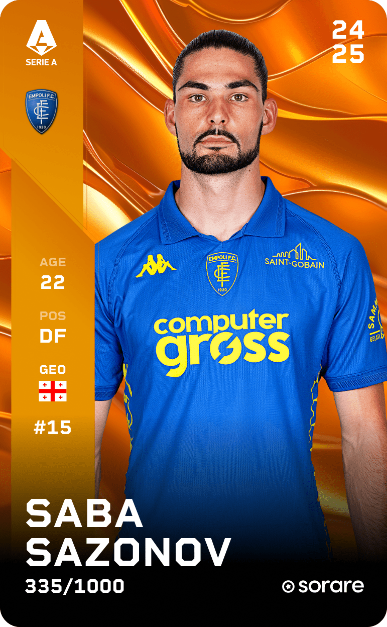 Saba Sazonov 2024-25 • Limited 335/1000