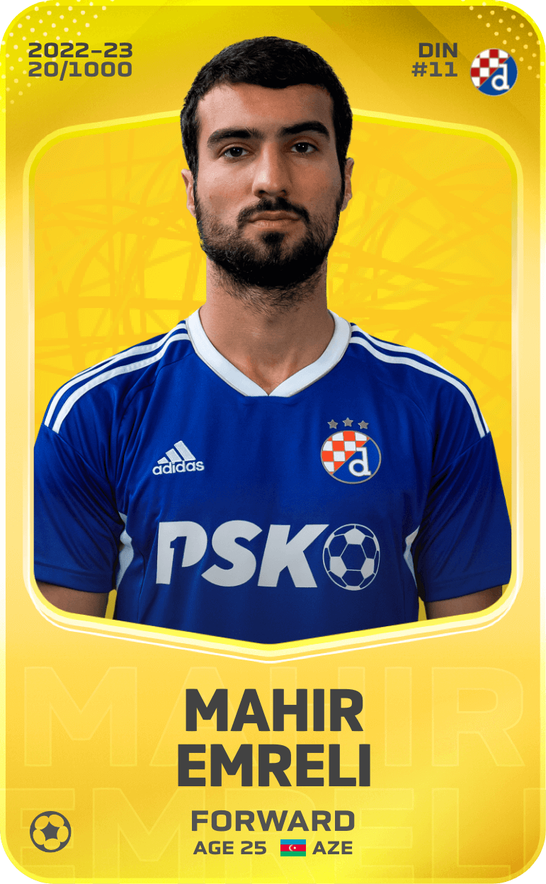 Mahir Emreli 2022-23 • Limited 20/1000