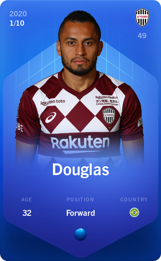 Sorare - Sorare Official - Douglas 2020-21 • Super Rare 1/10 - NFT # 20721071754617371541942161292223896623330597948909511871530130171125248744776