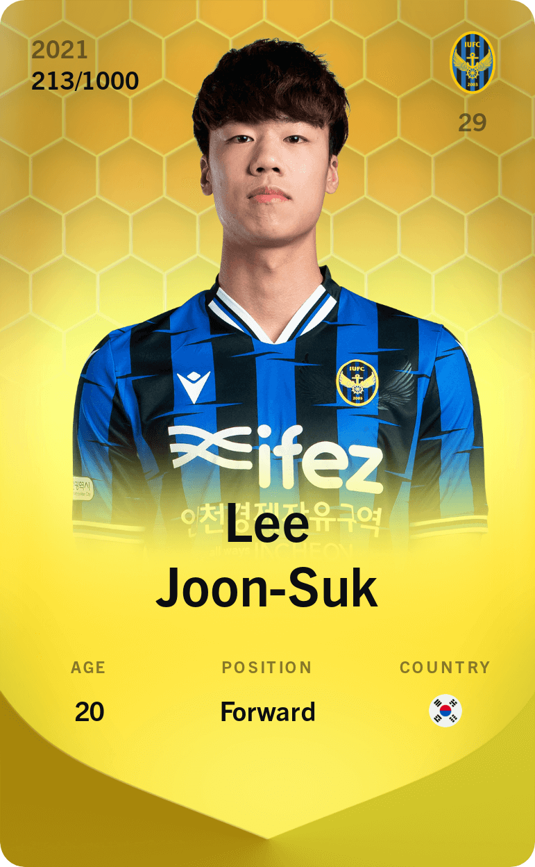 Lee Joon-Suk 2021-22 • Limited 213/1000